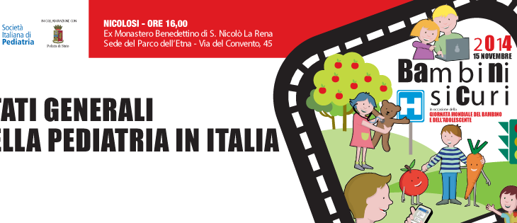 Il 15 Novembre sarà la Giornata Siciliana degli Stati Generali della Pediatria