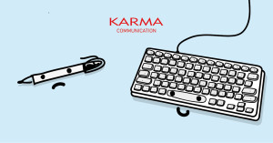 Karma Communication - Penna Vs Tastiera