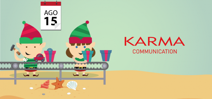 Karma Communication e gli elfi di Babbo Natale…ad agosto