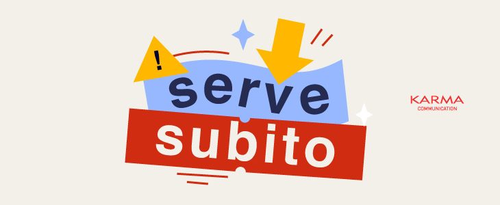“Subito”, la parola impronunciabile