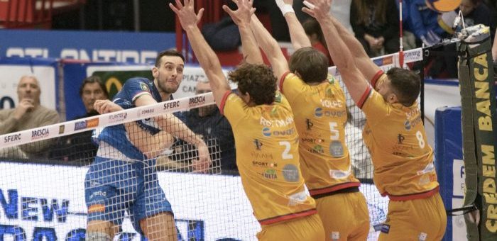 Cosedil Saturnia Acicastello sconfitta in Gara 1 dei quarti- Brescia si impone 3-0