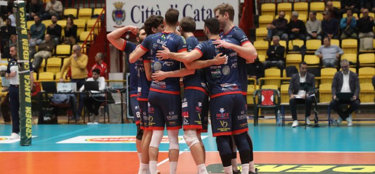 Al PalaCatania Gara 1 della Coppa Italia di Serie A2 tra la Cosedil Saturnia Acicastello e Campi Reali Cantù