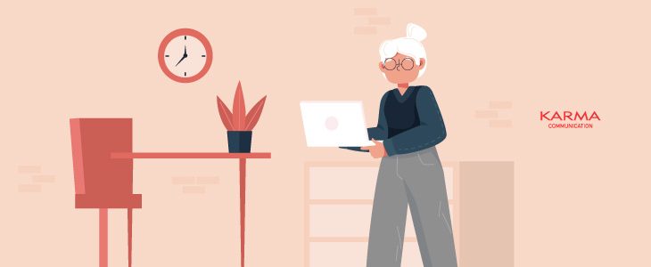 Il lavoro che prende atto dell’avanzare dell’età 